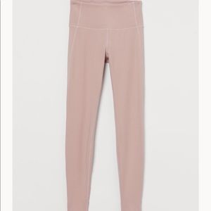 Light pink fit leggings H&M